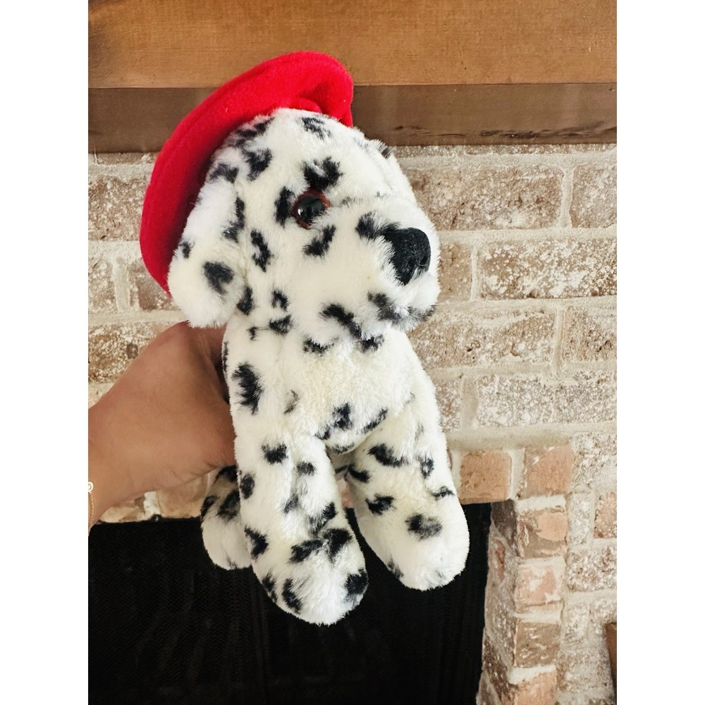 Vintage Dakin Stuffed 1985 Fritz Dalmatian Fire Dog Plush - Clean RARE